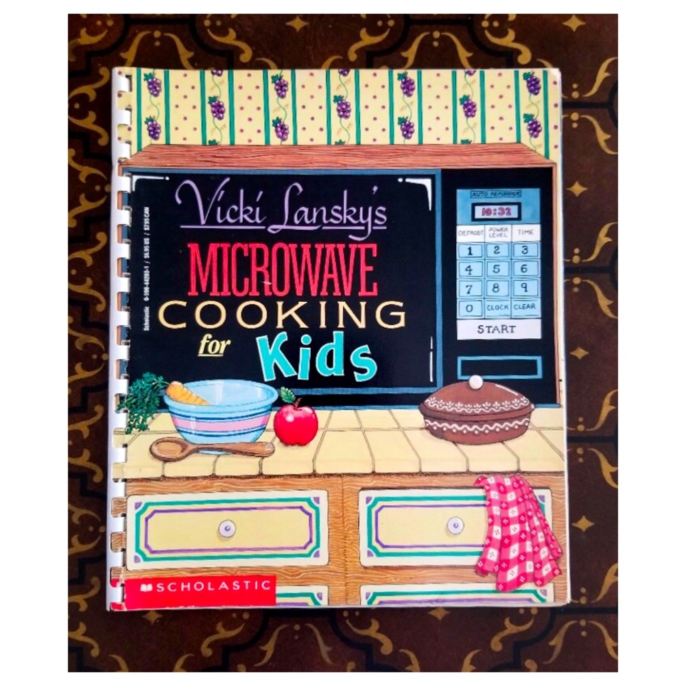 Vicki Lansky’s Microwave Cooking for Kids vintage cookbook 1st edition 1991